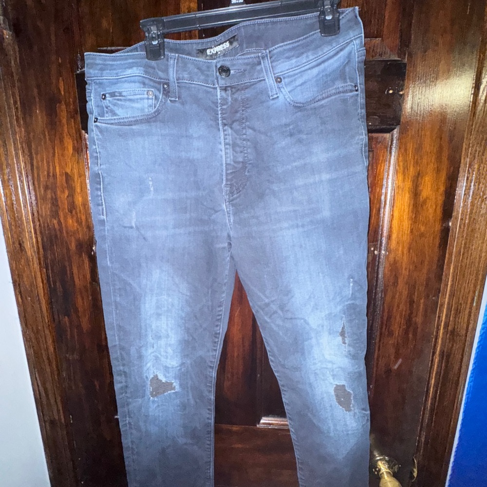 Men's Express Gray Jeans